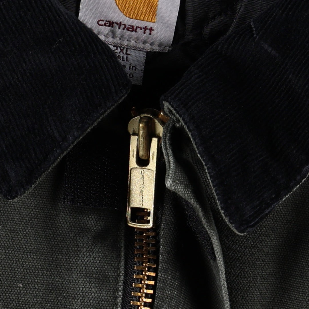 Carhartt Traditional Padded Duck Work Jacket, Men's XXL cotton green type Vintage Second Hand