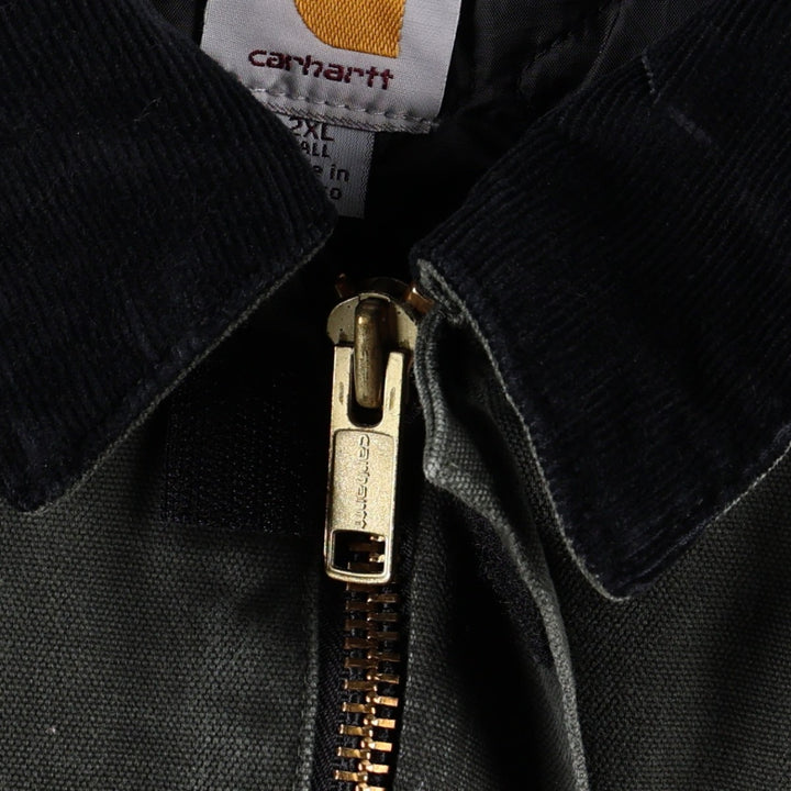 Carhartt Traditional Padded Duck Work Jacket, Men's XXL cotton green type Vintage Second Hand