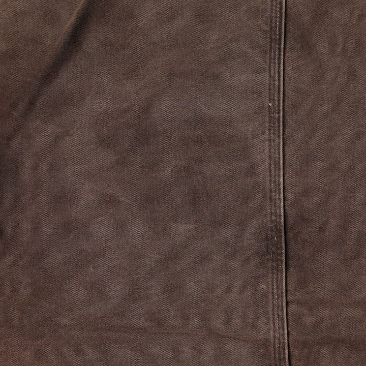 Carhartt Traditional Coat, Padded Duck Full-Zip Hoodie, Made in USA, Men's Size XL (approx.) cotton brown type Vintage Second Hand