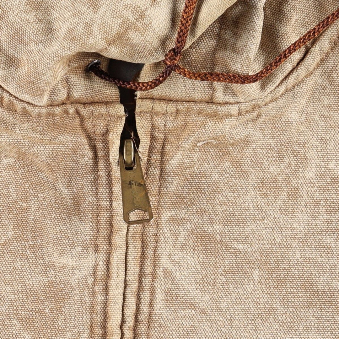 Carhartt Active Jacket Duck Full Zip Hoodie Men's XXL unclear Beige type Vintage Second Hand