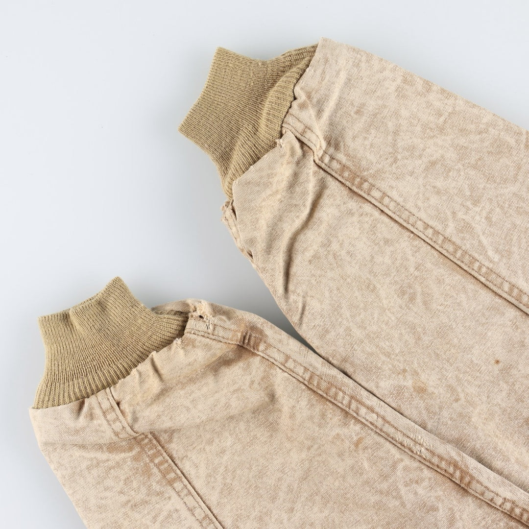 Carhartt Active Jacket Duck Full Zip Hoodie Men's XXL unclear Beige type Vintage Second Hand