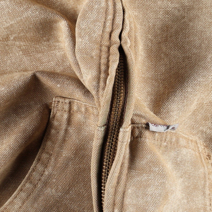 Carhartt Active Jacket Duck Full Zip Hoodie Men's XXL unclear Beige type Vintage Second Hand
