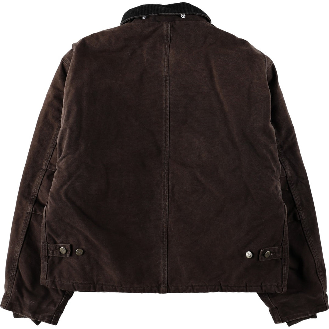 Carhartt Traditional Padded Duck Work Jacket, Men's Size L cotton brown type Vintage Second Hand