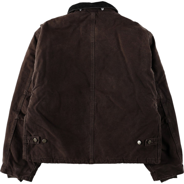 Carhartt Traditional Padded Duck Work Jacket, Men's Size L cotton brown type Vintage Second Hand