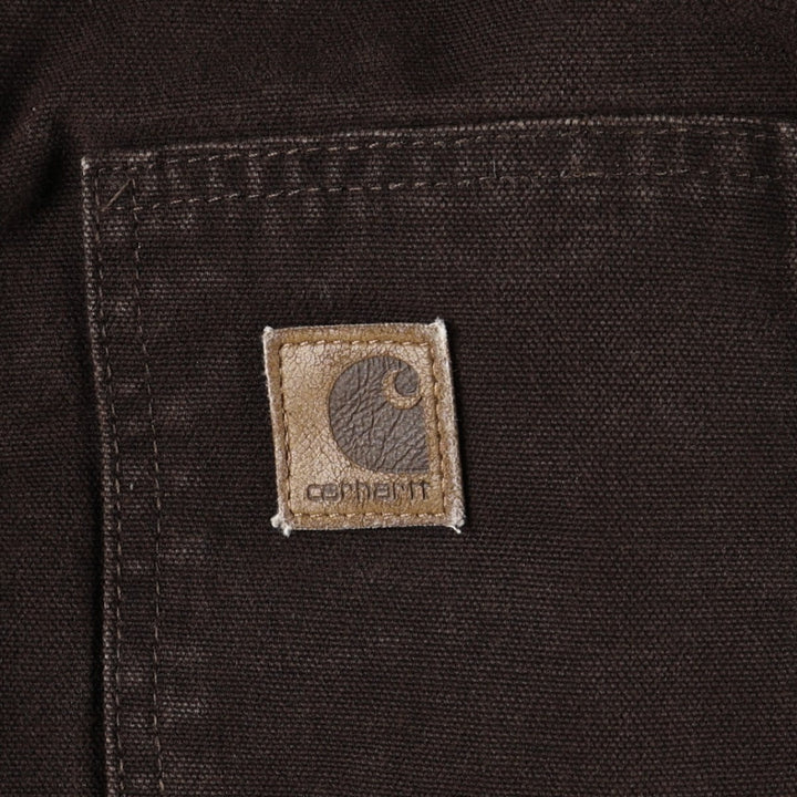 Carhartt Traditional Padded Duck Work Jacket, Men's Size L cotton brown type Vintage Second Hand