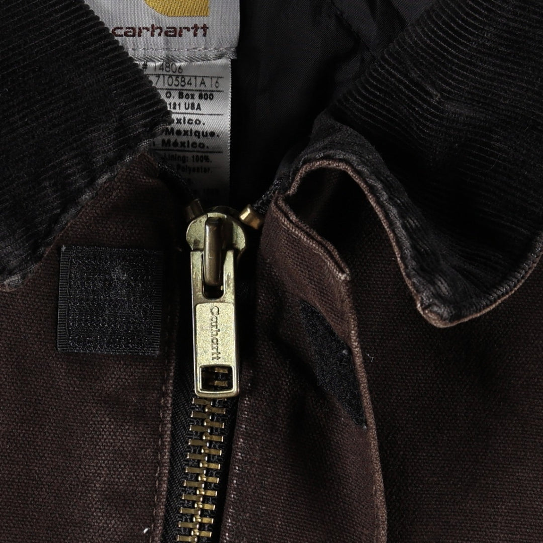 Carhartt Traditional Padded Duck Work Jacket, Men's Size L cotton brown type Vintage Second Hand