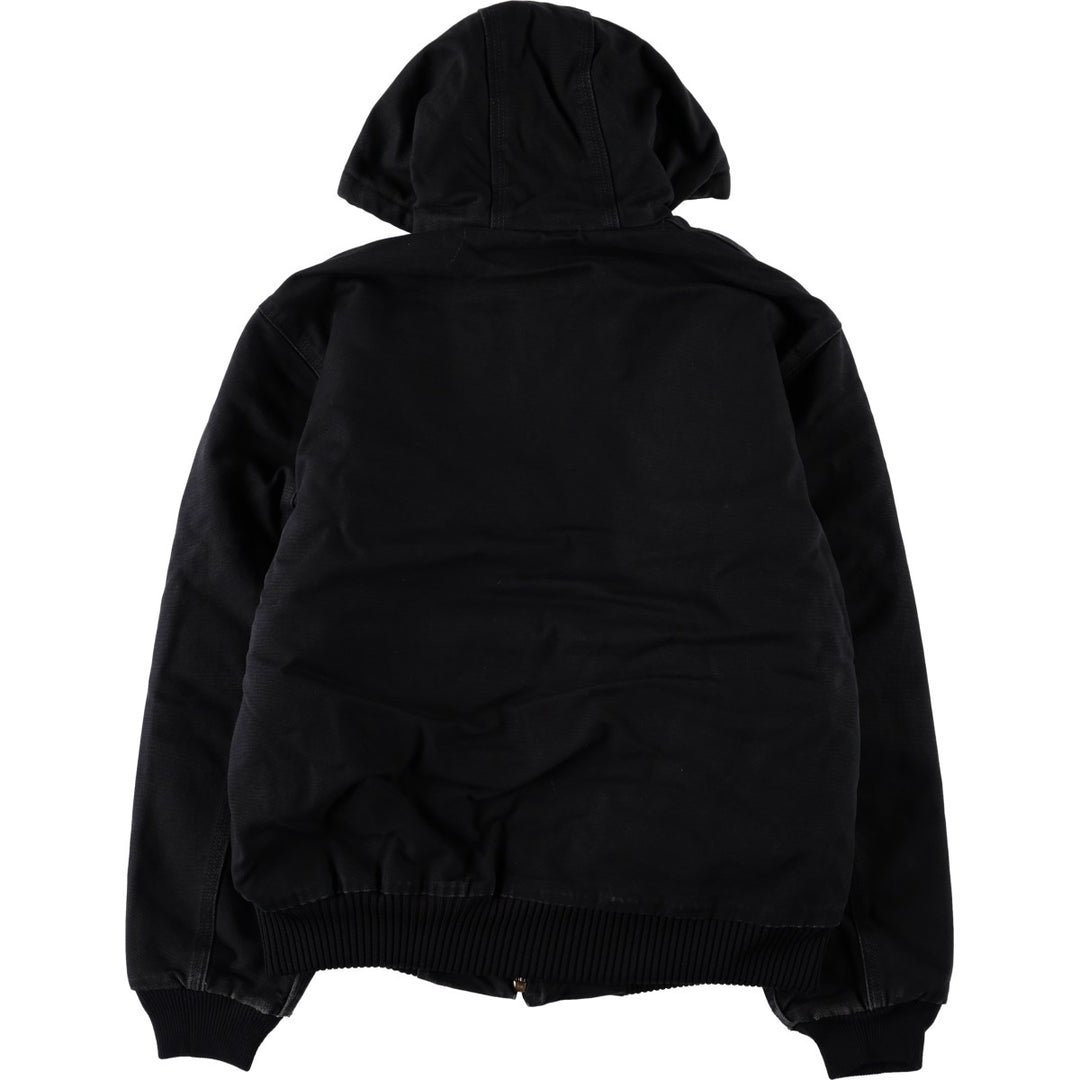 Carhartt Active Jacket, Padded, Duck Full-Zip Hoodie, Men's Size S (approx.) cotton black type Vintage Second Hand