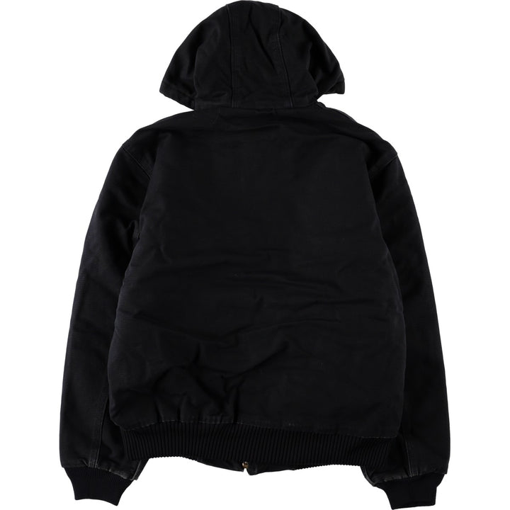 Carhartt Active Jacket, Padded, Duck Full-Zip Hoodie, Men's Size S (approx.) cotton black type Vintage Second Hand
