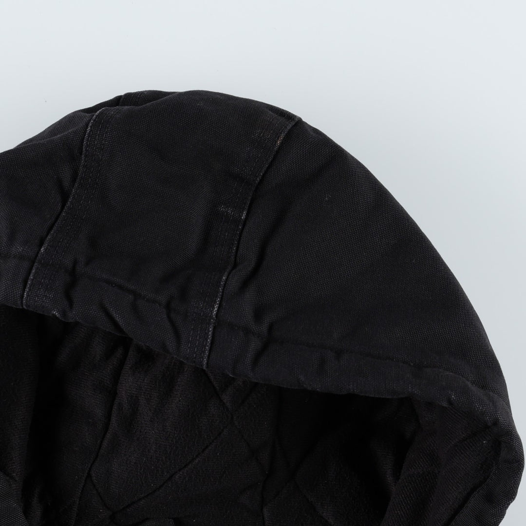 Carhartt Active Jacket, Padded, Duck Full-Zip Hoodie, Men's Size S (approx.) cotton black type Vintage Second Hand