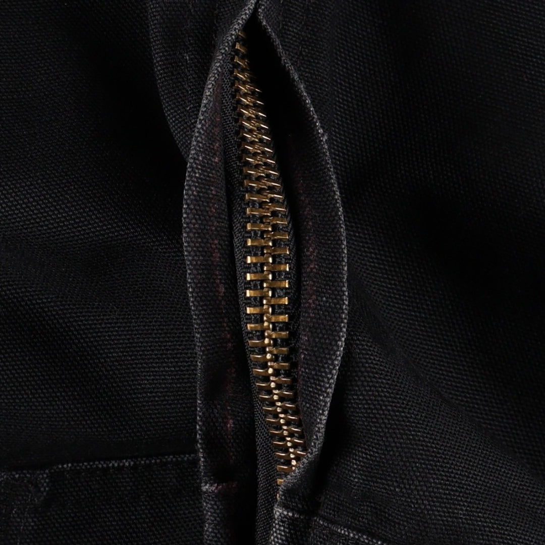 Carhartt Active Jacket, Padded, Duck Full-Zip Hoodie, Men's Size S (approx.) cotton black type Vintage Second Hand