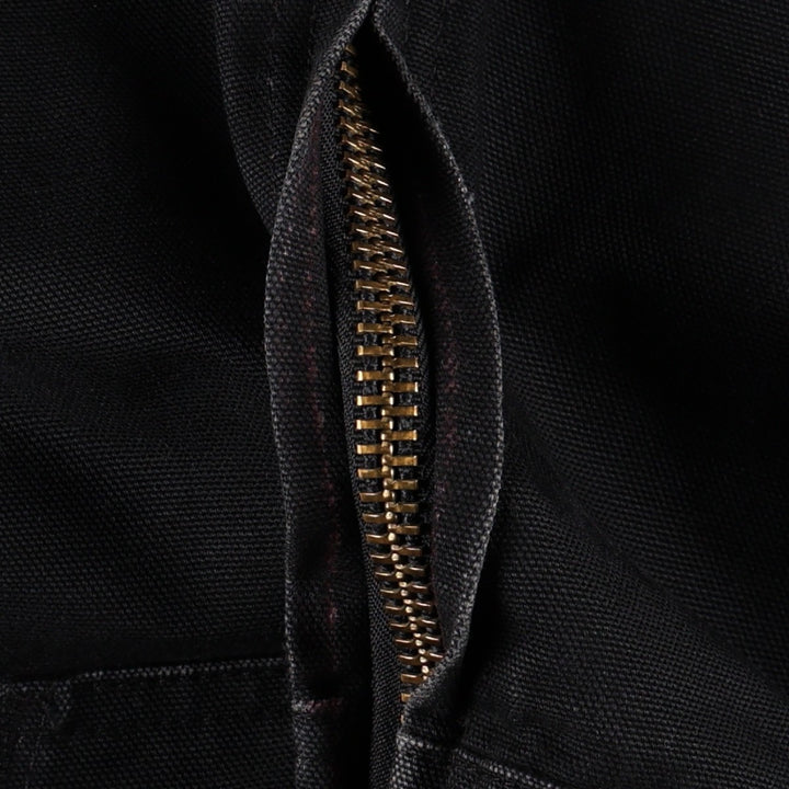 Carhartt Active Jacket, Padded, Duck Full-Zip Hoodie, Men's Size S (approx.) cotton black type Vintage Second Hand