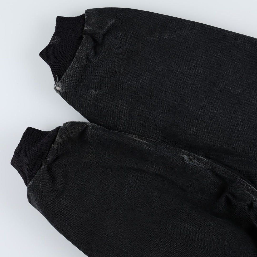 Carhartt J140 Active Jacket, Duck Full-Zip Hoodie, Made in USA, Men's Size XL (approx.) cotton black type Vintage Second Hand
