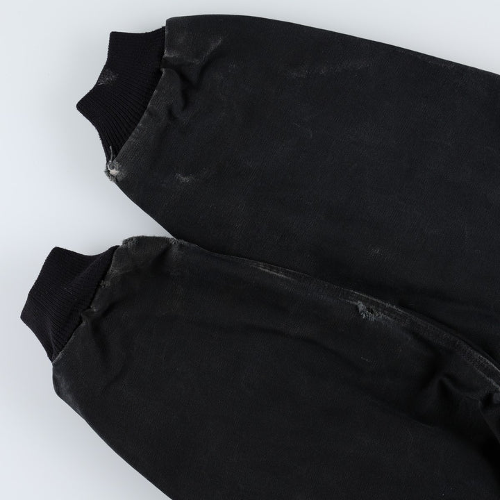 Carhartt J140 Active Jacket, Duck Full-Zip Hoodie, Made in USA, Men's Size XL (approx.) cotton black type Vintage Second Hand