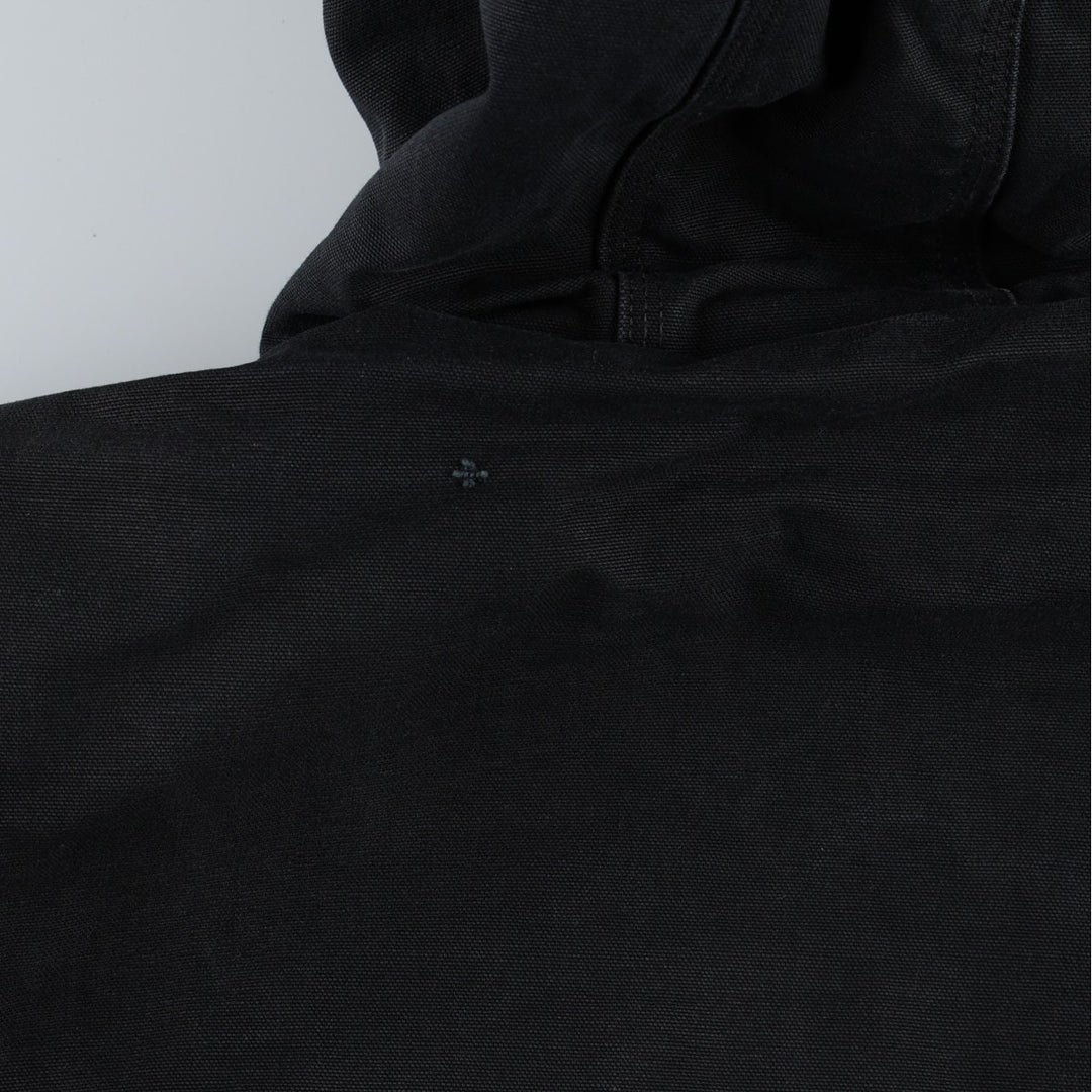 Carhartt J140 Active Jacket, Duck Full-Zip Hoodie, Made in USA, Men's Size XL (approx.) cotton black type Vintage Second Hand
