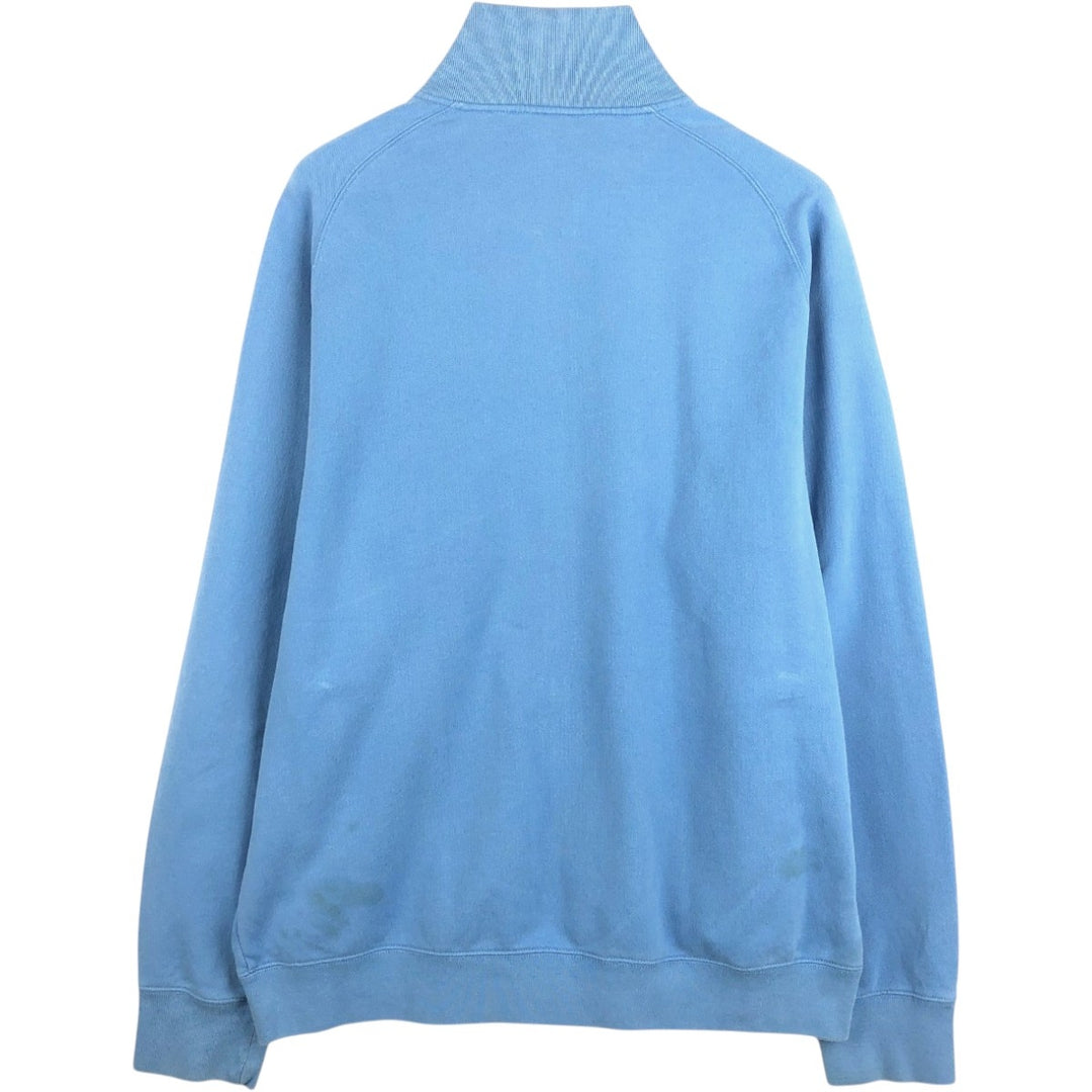 Ralph Lauren POLO JEANS COMPANY Full Zip Sweatshirt Trainer Men's XXL cotton Blue type light blue Vintage Second Hand