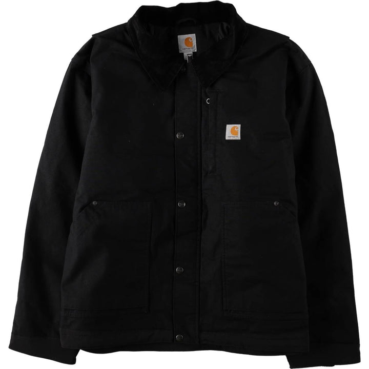 Carhartt FULL SWING padded work jacket, men's size XXL equivalent. cotton black type Vintage Second Hand