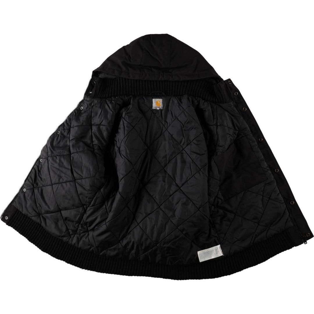 Carhartt Ranger Jacket, padded work jacket, men's size L. Nylon black type Vintage Second Hand