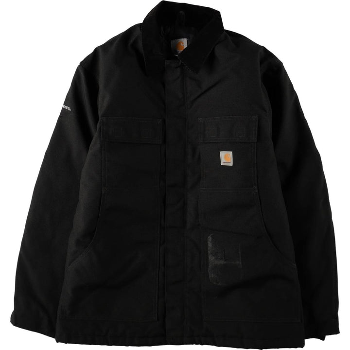 Carhartt Traditional Coat, Padded Work Jacket, Men's Size Medium Nylon black type Vintage Second Hand