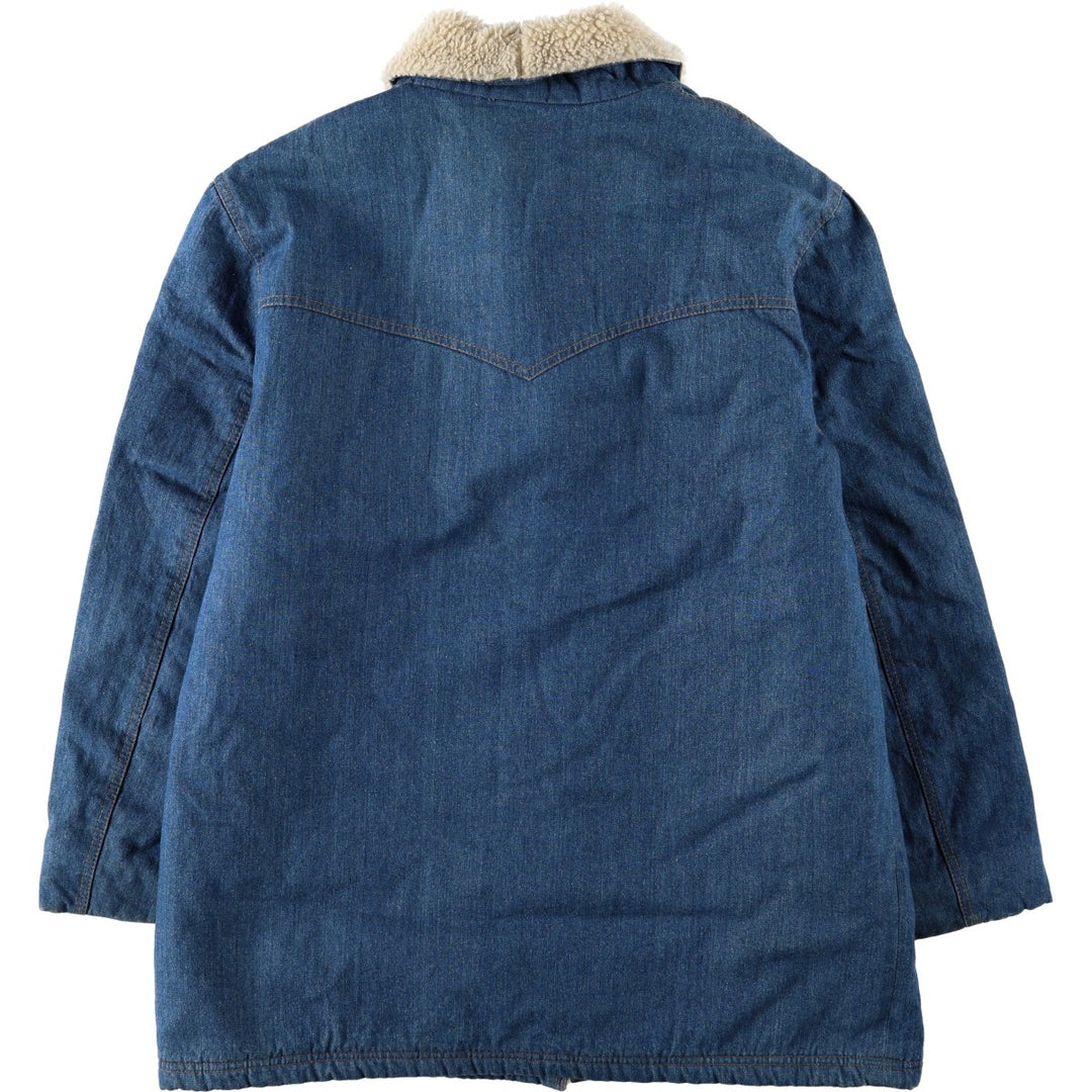 Levi's Padded Denim Jacket, Men's Size XL cotton blue type Vintage Second Hand