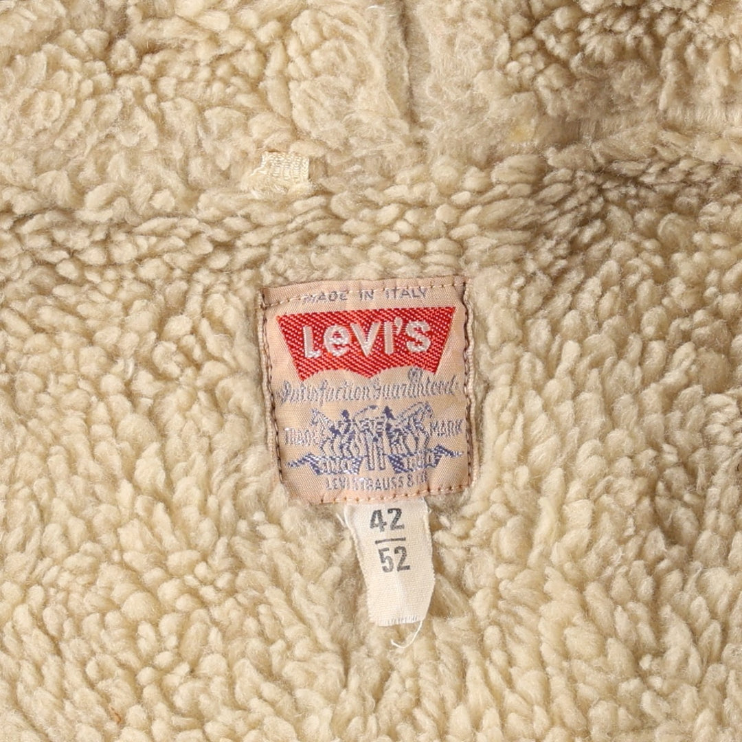 Levi's Padded Denim Jacket, Men's Size XL cotton blue type Vintage Second Hand
