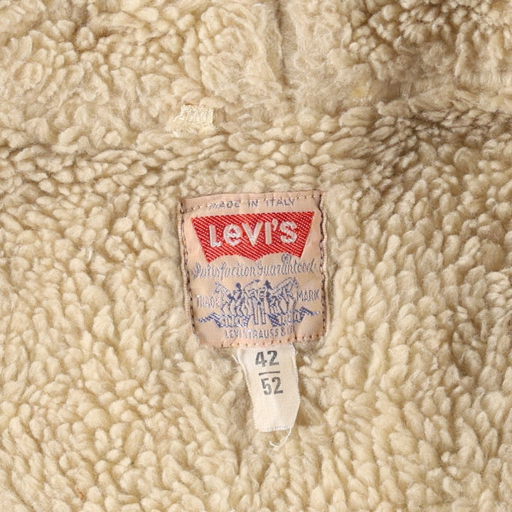 Levi's Padded Denim Jacket, Men's Size XL cotton blue type Vintage Second Hand