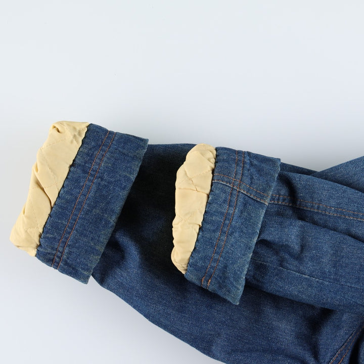 Levi's Padded Denim Jacket, Men's Size XL cotton blue type Vintage Second Hand