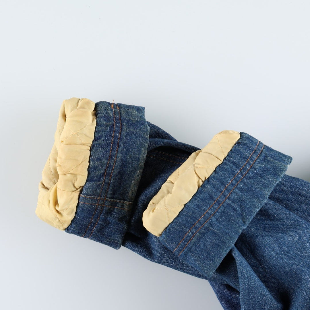 Levi's Padded Denim Jacket, Men's Size XL cotton blue type Vintage Second Hand