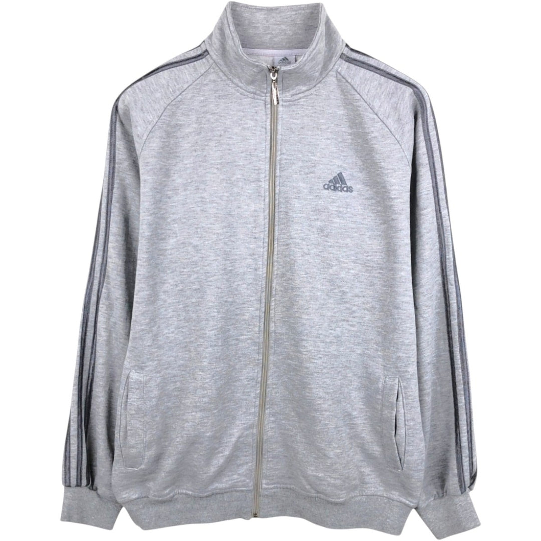 Adidas full-zip sweatshirt, men's size XL unclear gray type Vintage Second Hand