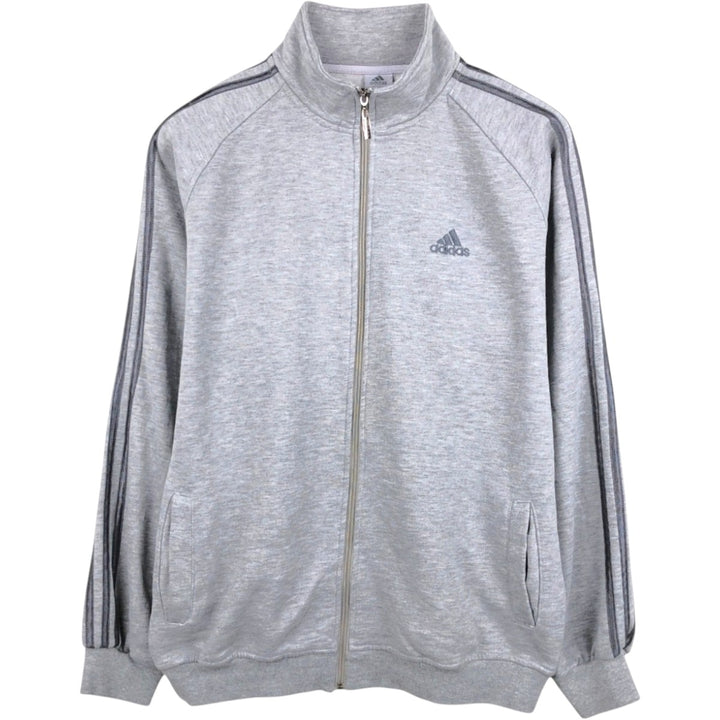 Adidas full-zip sweatshirt, men's size XL unclear gray type Vintage Second Hand
