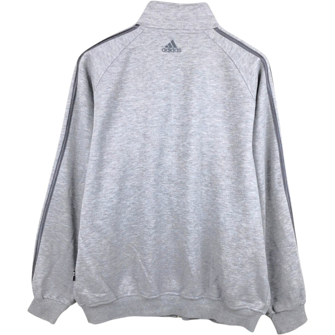 Adidas full-zip sweatshirt, men's size XL unclear gray type Vintage Second Hand