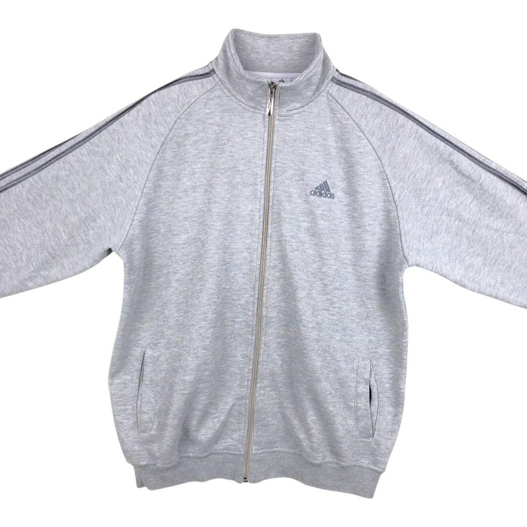 Adidas full-zip sweatshirt, men's size XL unclear gray type Vintage Second Hand