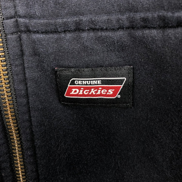 Dickies Sweat Full Zip Hoodie Men's XL cotton black type Vintage Second Hand