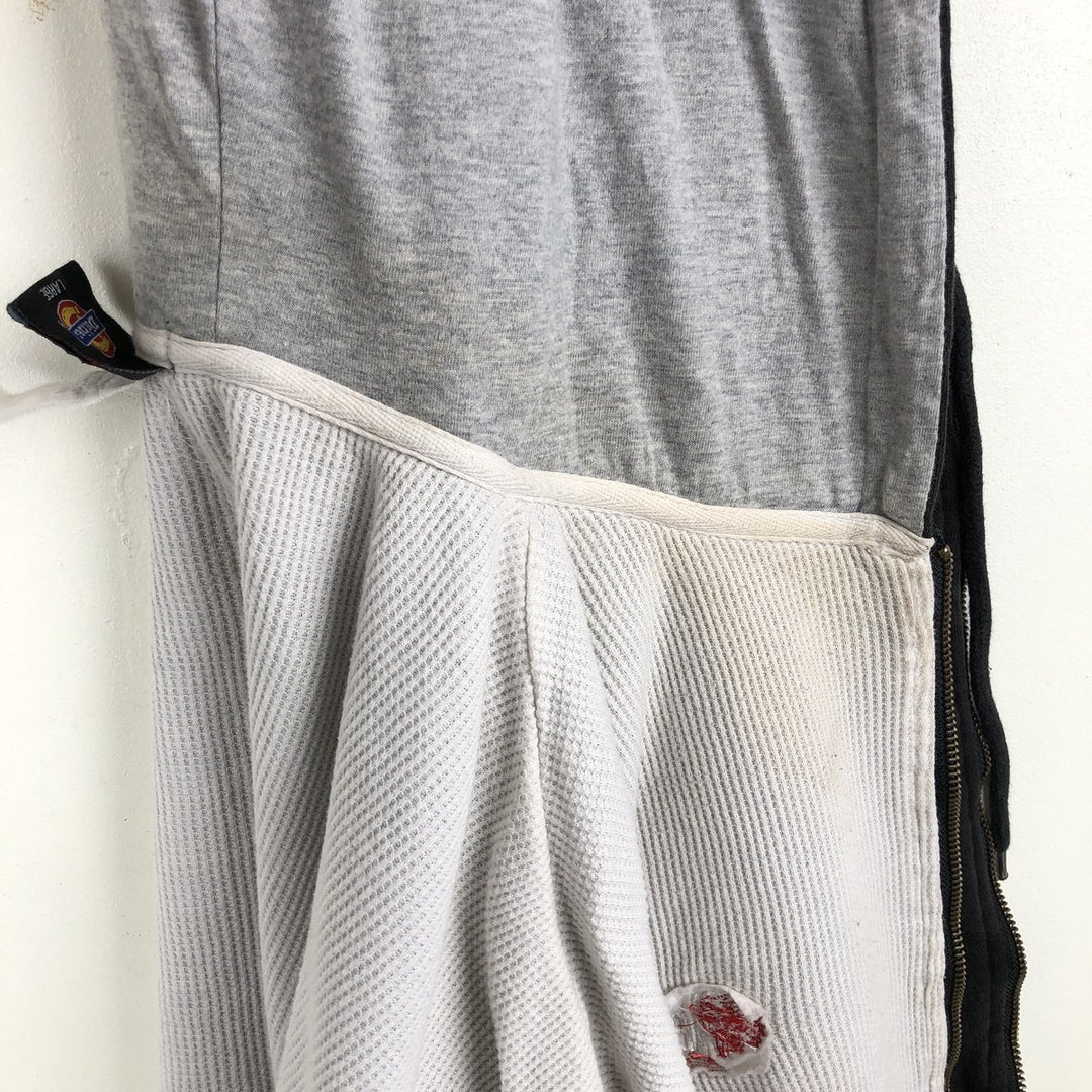Dickies Sweat Full Zip Hoodie Men's L size cotton black type Vintage Second Hand