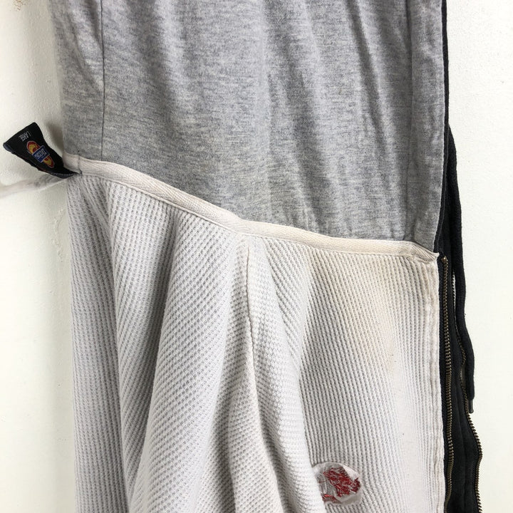 Dickies Sweat Full Zip Hoodie Men's L size cotton black type Vintage Second Hand