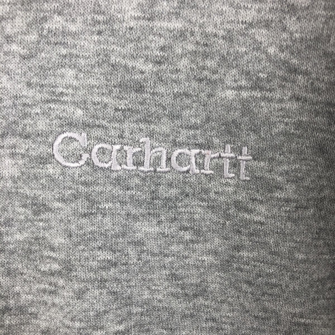 Carhartt Sweat Full Zip Hoodie Men's L size cotton gray type Vintage Second Hand