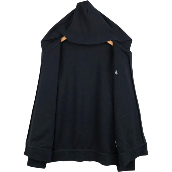 Ralph Lauren POLO RALPH LAUREN Sweat Full Zip Hoodie Men's XL polyester black type Vintage Second Hand