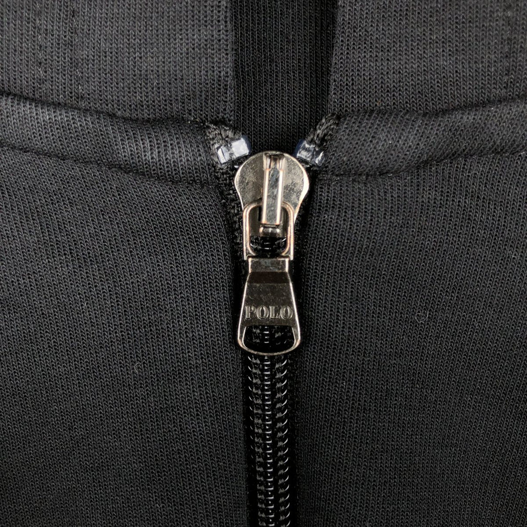 Ralph Lauren POLO RALPH LAUREN Sweat Full Zip Hoodie Men's XL polyester black type Vintage Second Hand