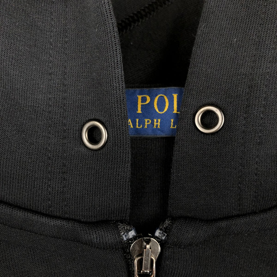Ralph Lauren POLO RALPH LAUREN Sweat Full Zip Hoodie Men's XL polyester black type Vintage Second Hand