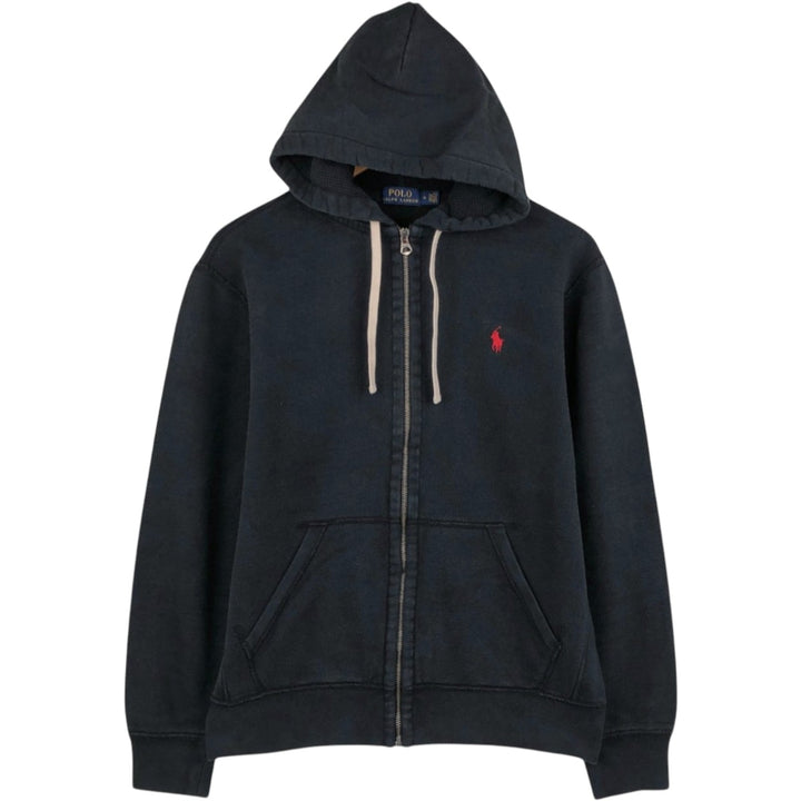 Ralph Lauren POLO RALPH LAUREN Sweat Full Zip Hoodie Men's M cotton black type Vintage Second Hand