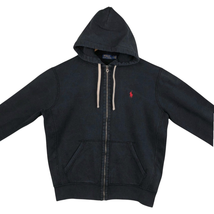 Ralph Lauren POLO RALPH LAUREN Sweat Full Zip Hoodie Men's M cotton black type Vintage Second Hand