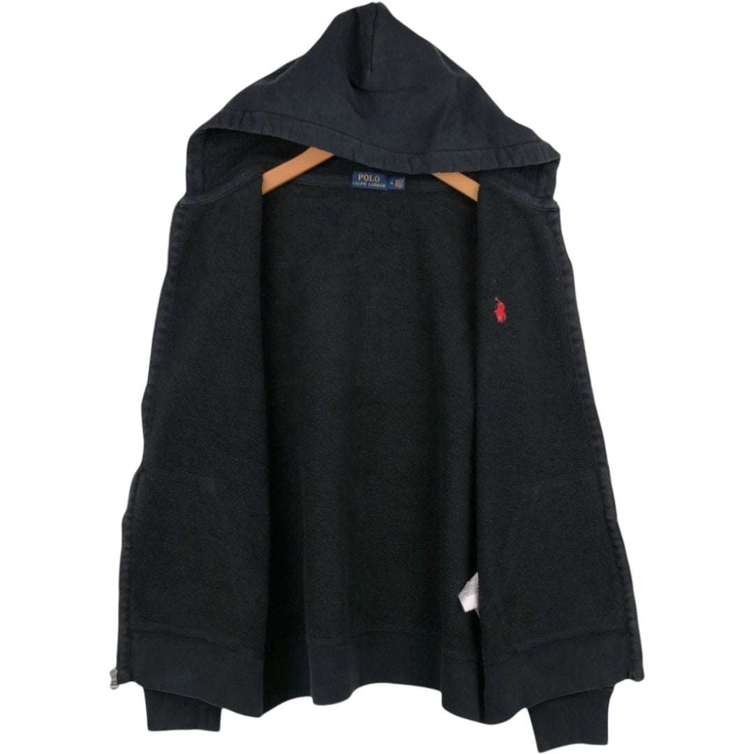 Ralph Lauren POLO RALPH LAUREN Sweat Full Zip Hoodie Men's M cotton black type Vintage Second Hand