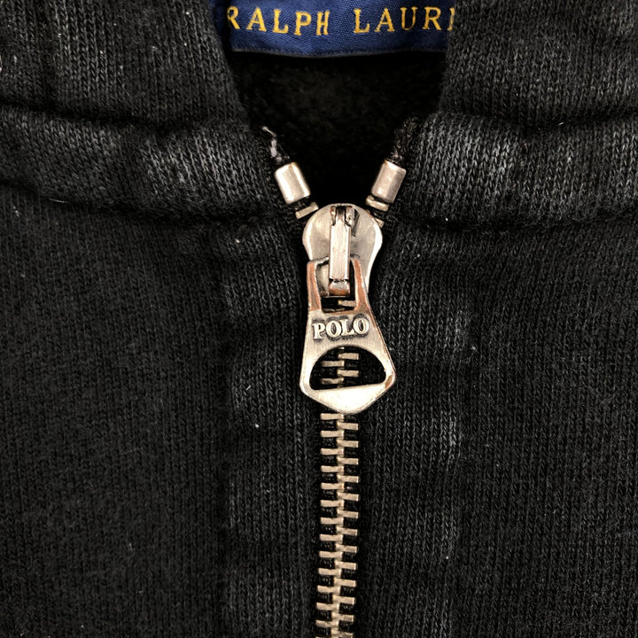 Ralph Lauren POLO RALPH LAUREN Sweat Full Zip Hoodie Men's M cotton black type Vintage Second Hand