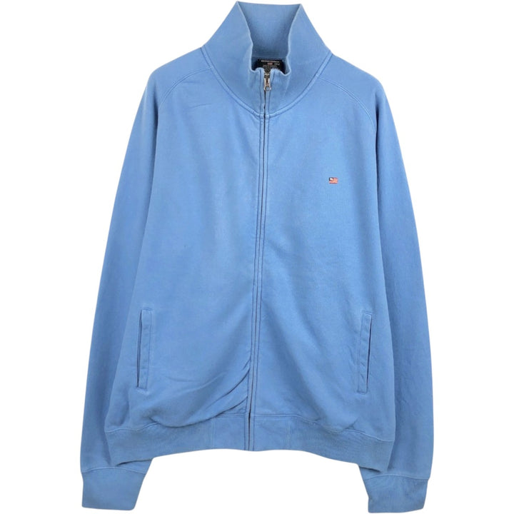 Ralph Lauren POLO JEANS COMPANY Full Zip Sweatshirt Trainer Men's XXL cotton Blue type light blue Vintage Second Hand