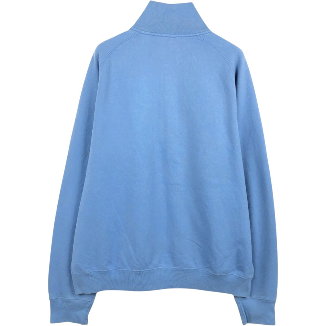 Ralph Lauren POLO JEANS COMPANY Full Zip Sweatshirt Trainer Men's XXL cotton Blue type light blue Vintage Second Hand