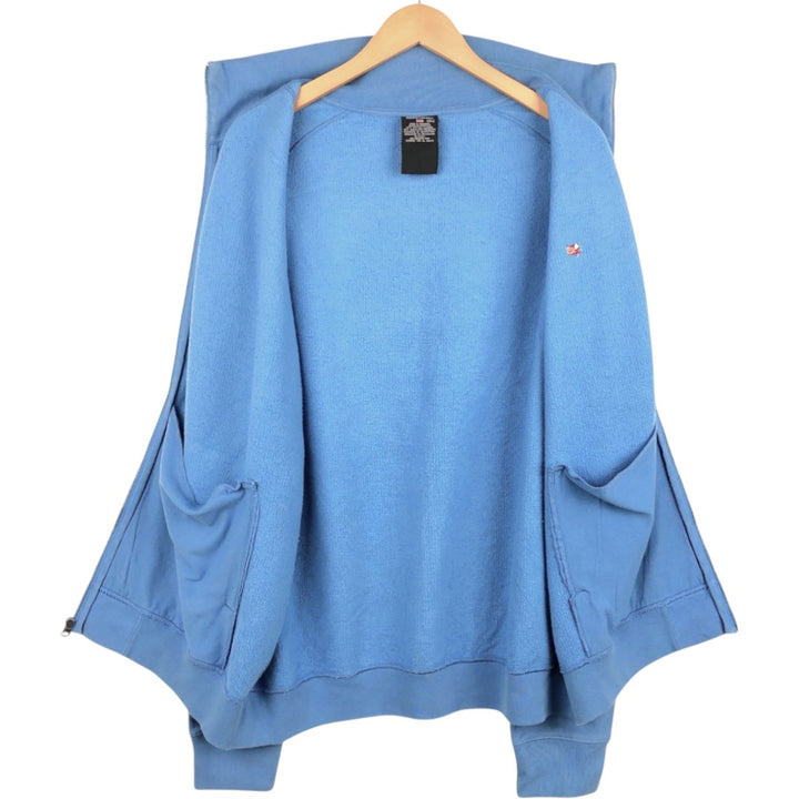 Ralph Lauren POLO JEANS COMPANY Full Zip Sweatshirt Trainer Men's XXL cotton Blue type light blue Vintage Second Hand