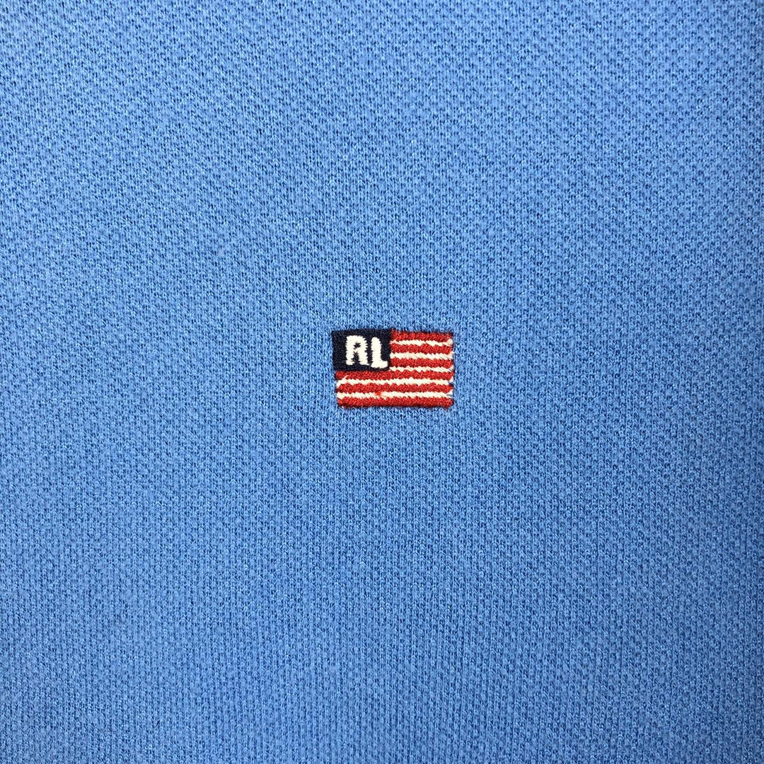 Ralph Lauren POLO JEANS COMPANY Full Zip Sweatshirt Trainer Men's XXL cotton Blue type light blue Vintage Second Hand