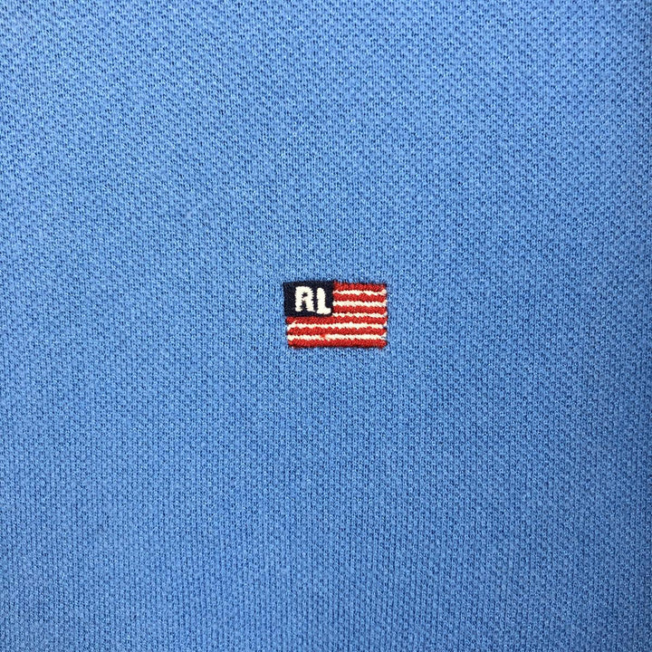 Ralph Lauren POLO JEANS COMPANY Full Zip Sweatshirt Trainer Men's XXL cotton Blue type light blue Vintage Second Hand