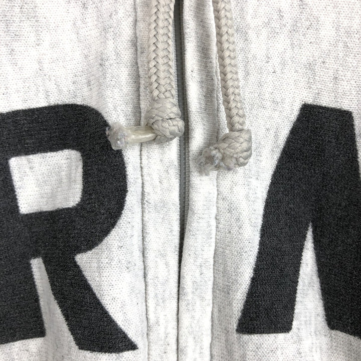 Genuine US Army Sweatshirt Full-Zip Hoodie, Men's Size XL unclear white type Vintage Second Hand