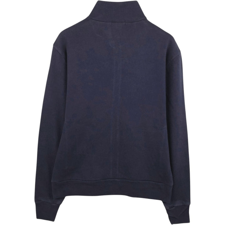 Ralph Lauren POLO JEANS COMPANY Full-Zip Sweatshirt (Men's Size M) cotton navy blue type Vintage Second Hand