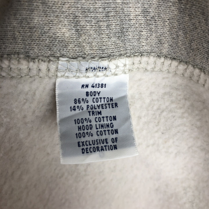 Ralph Lauren sweatshirt full-zip hoodie, men's size XXL (approx.) cotton gray type Vintage Second Hand